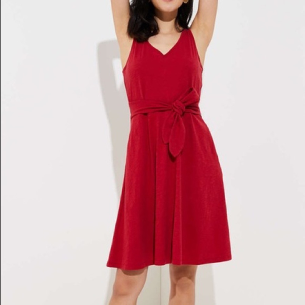 Tie waist dress